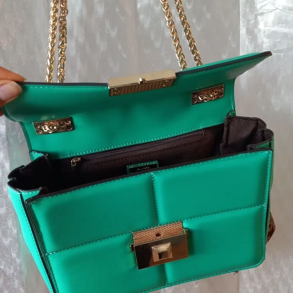 Aldo Albonnon Emerald Green Small Shoulder Bag NWOT